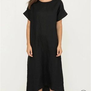 Elizabeth Suzann Georgia midi in Black cotton OS